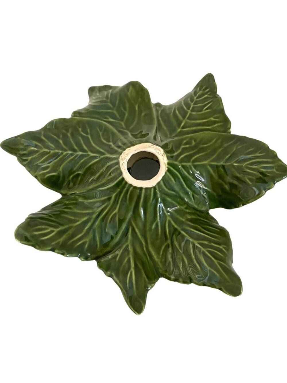 Vintage Jamar Mallory 1970s Hibiscus Ceramic Flower Hawaiian Tropical Retro Tiki - Picture 7 of 10